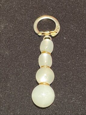 Vintage bead keychain
